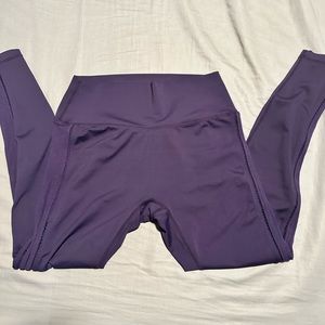 Curves N Combatboots Purple Leggings Size Medium